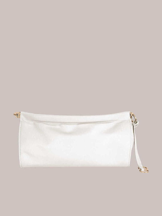 Celestino Γυναικεία Τσάντα Clutch Αποσπώμενο Λουρί Εκρού
