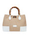 Leder Damenhandtasche Crossbody Weiß