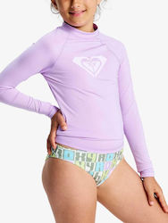 Roxy Costum De Baie Pentru Copii Rashguard Cu Mâneci Lungi Violet Roxy Costum De Baie Pentru Copii Rashguard Cu Mâneci Lungi Violet