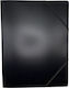 Optima Prod Din Plastic Plastic Folder Elastic Corners 400 Microns Optima Black