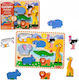 Puzzle Pentru Copii Din Lemn Tip Pegged 8 Piese Spin Master