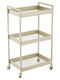 Estia Modus Troller De Bucătărie Metalic Cu 4 Rafturi Bej 43.5x30.5x79.5cm