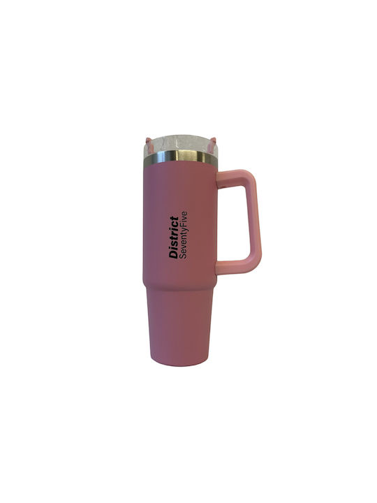 District75 Wasserflasche 900ml Rosa