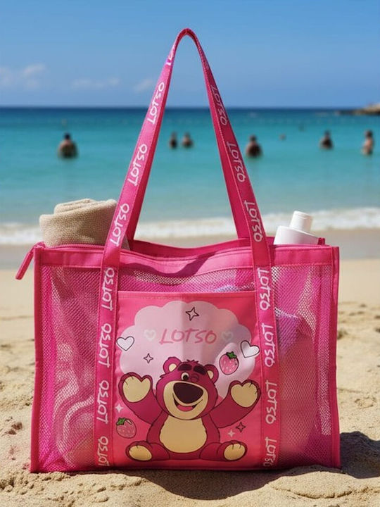 Disney Lotso Kinder Tasche Strandtasche Fuchsie