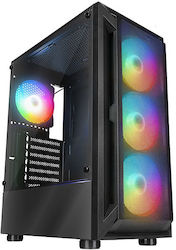 Rampage Midi Tower Computer Case Black Rampage Midi Tower Computer Case Black