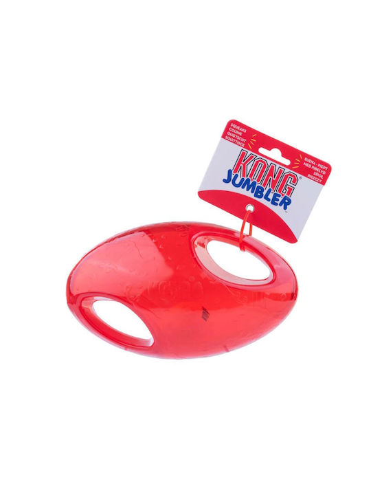 Kong Jumbler Football Kugel Hundespielzeug 17.8cm Rote 1 Stück