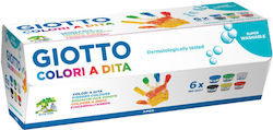Vopsele Degete 100ml 6 Culori De Bază