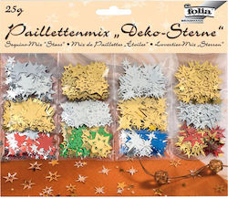 Pailletten Sternchen Set Mit Farben 25gr