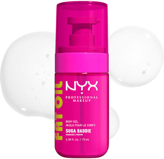 NYX Professional Makeup Fat Oil Körper Öl Suga Baddie 70ml