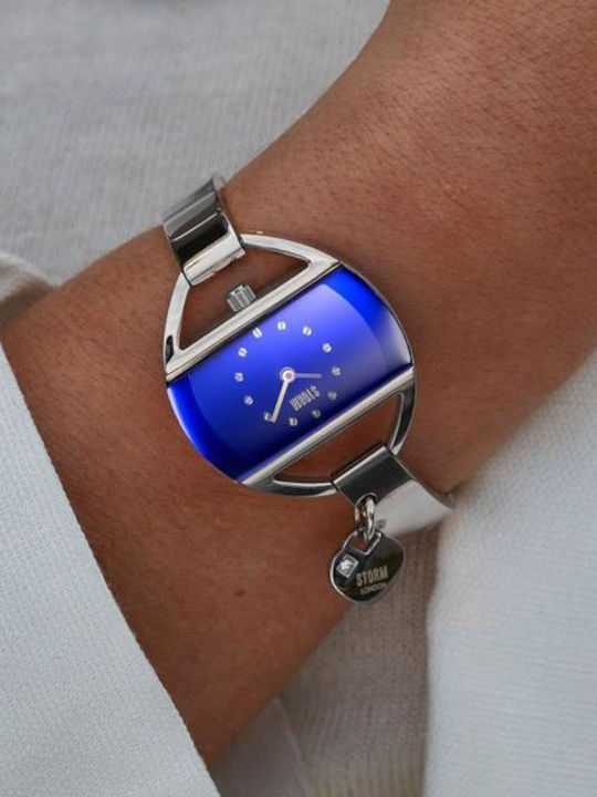 Storm Womens Watch Battery with Silver Metal Bracelet