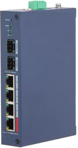 Dahua CHS4206-4ET-90 Managed L2 PoE Switch with 4 Gigabit (1Gbps) Ethernet Ports and 2 SFP Ports