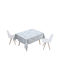 Ankor Stain Resistant Floral Tablecloth 140x180cm