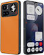 Leder / Kunststoff Orange Handyhüllen für Nothing Phone (4a) Pro