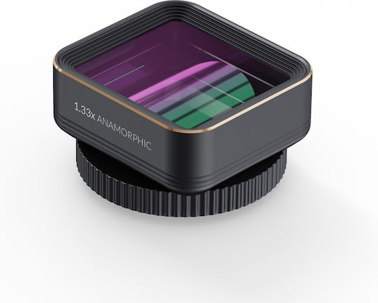 Shiftcam Lensultra Анаморфен Филтър За Телефон 1.33x Zoom Многослоен Ar Черен