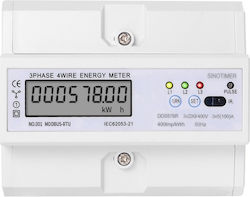 Dreiphasen Elektrische Energiezähler Sinotimer 3x230/400v Ac 50hz 3x5 100 A Led Digitalanzeige Dds578r