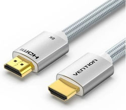 Vention VIDEO HDMI De Sex Masculin - HDMI De Sex Masculin 1.5m Argintiu