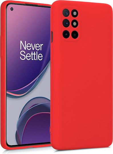 Silicone Red Back Cover OnePlus 8T