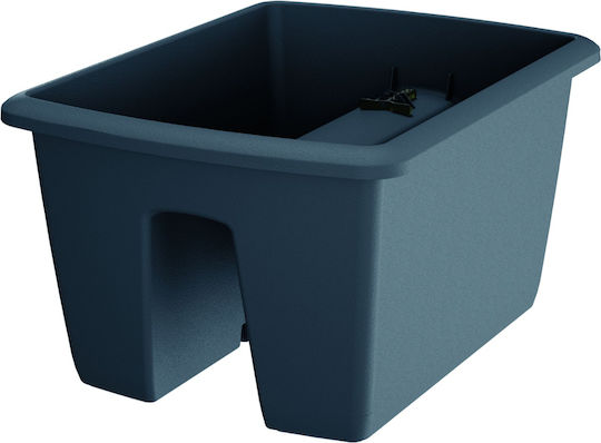 Prosperplast Respana Γλάστρα Πλαστική Anthracite