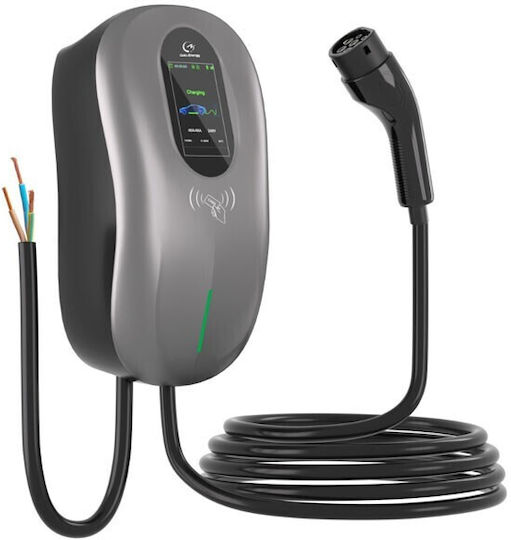 Wandmontierter Dreiphasiger Elektroauto-Ladestation 22kW mit Integriertem Kabel Typ 2 (JG-06244)