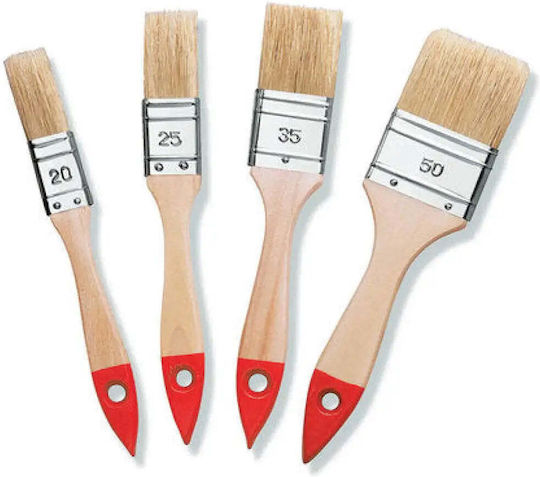 Set 4 Pinsel Leichtes Haar 20 25 35 50 mm Color Expert