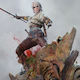 Ciri Witcher Dämon 3d 3d Gedruckte Figur 20 Cm 1:8
