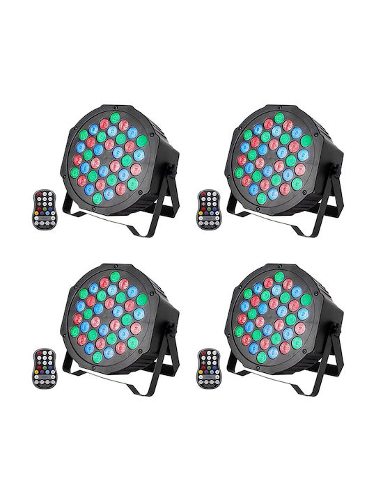 Decorative LED RGB Table Lamp 4pcs 17.5x17.5x9.5cm