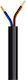 Flexible Cable H03vv-f 2x0.50mm² Black 100m/roll