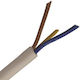 Кабел Nyм A05vv-r 3x6mm² Бял 100m/roll