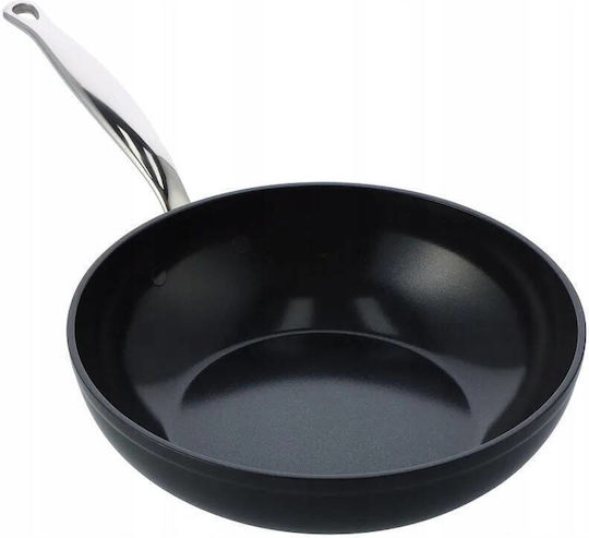 Green Pan Barcelona Pro Уок от Неръждаема Стомана с Керамично Покритие 28cm