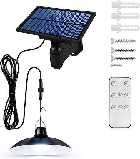 Lampă Solară 400lm cu Senzor de Mișcare Fotocelulă și Telecomandă IP44 15x6x5cm