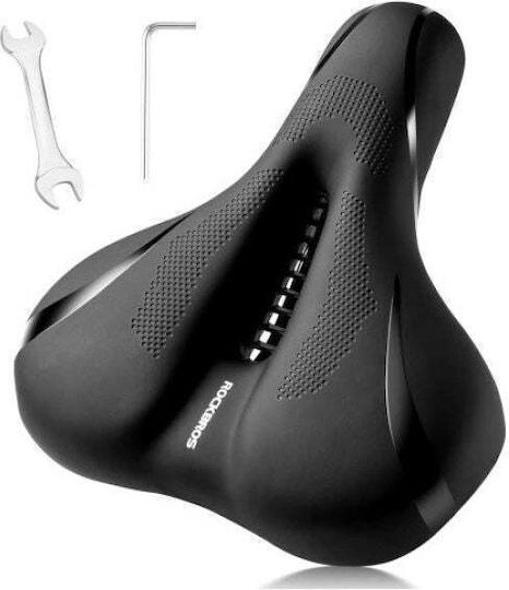 Rockbros Седло За Велосипед Черно С Гел 250 x 210 мм