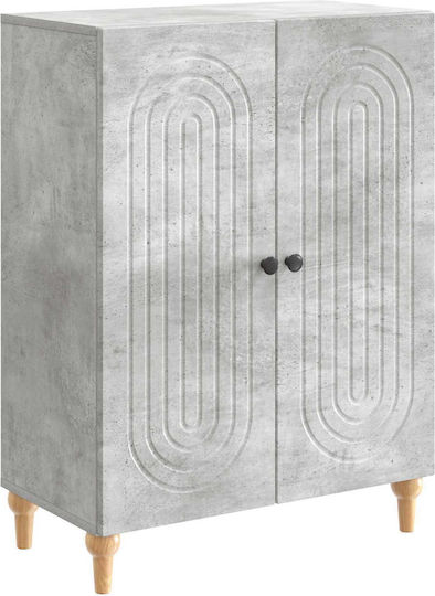 vidaXL Holz Sideboard Grau Beton 66x34.5x90cm