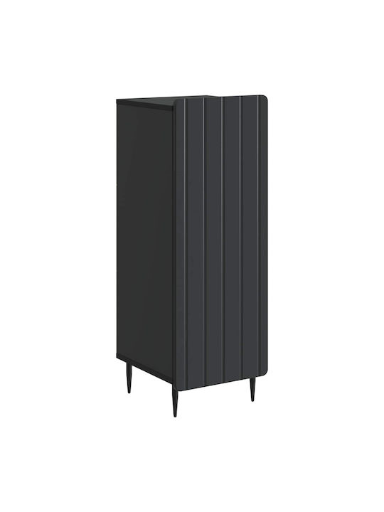 Sideboard from Wood & Metal Black 34.5x33x92cm