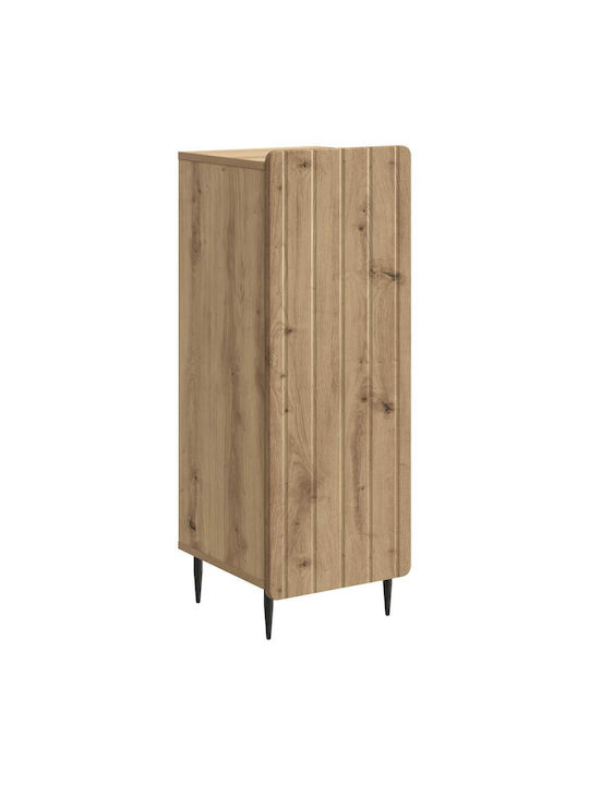 Sideboard from Wood & Metal Oak 34.5x33x92cm