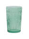 Arte Regal Set Glas Brillen aus Glas in Grün Farbe 360ml 4 Stück