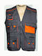 Fageo Men's Work Vest Blue