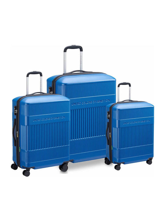 Delsey Paris X Suitcases Hard Blue with 4 Wheel...