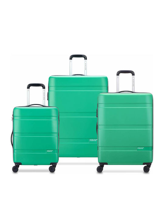 Delsey Paris X Suitcases Hard Green with 4 Whee...