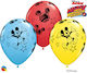 Latex Balloon Mickey Mouse Pieces Available Only Red Sky Blue Package 5 Pieces
