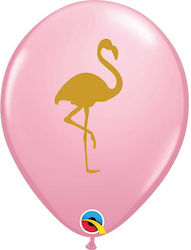 Μπαλόνι Λάτεξ 11 Ίντσες Τυπωμένο Flamingo Ροζ Συσκ 6 Τμχ