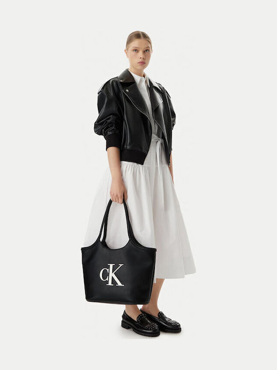 Calvin Klein Bold Ck Women's Shoulder Bag Black