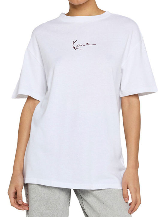 Karl Kani Γυναικείο Oversized T-shirt White