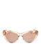 Blumarine Women Sunglasses With Beige Frame SBM828 02G8