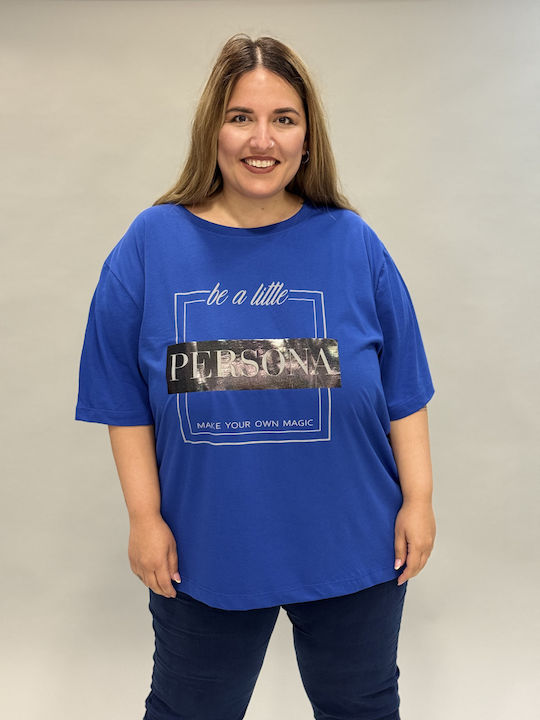 Plus Persona T-Shirt Μπλε