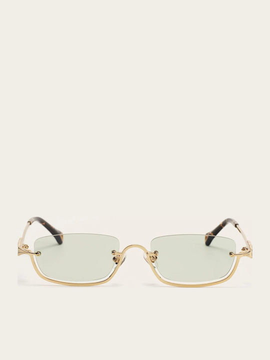 Zeus & Dione Damen Sonnenbrille mit Gold Metallischer Rahmen 501662