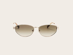 Zeus & Dione Aegina Gold Sunglasses with Metallic Frame