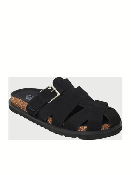 Funky Buddha Γυναικεία Σανδάλια Μαύρα
