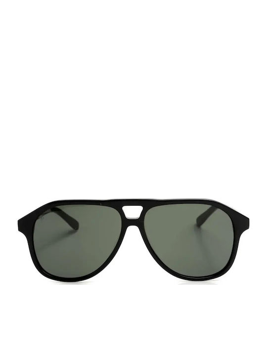 Faos Men's Sunglasses with Black Horn-Rimmed Frame 501899