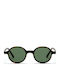 L.G.R. Reunion Men's Sunglasses with Brown Tartaruga Horn-Rimmed Frame