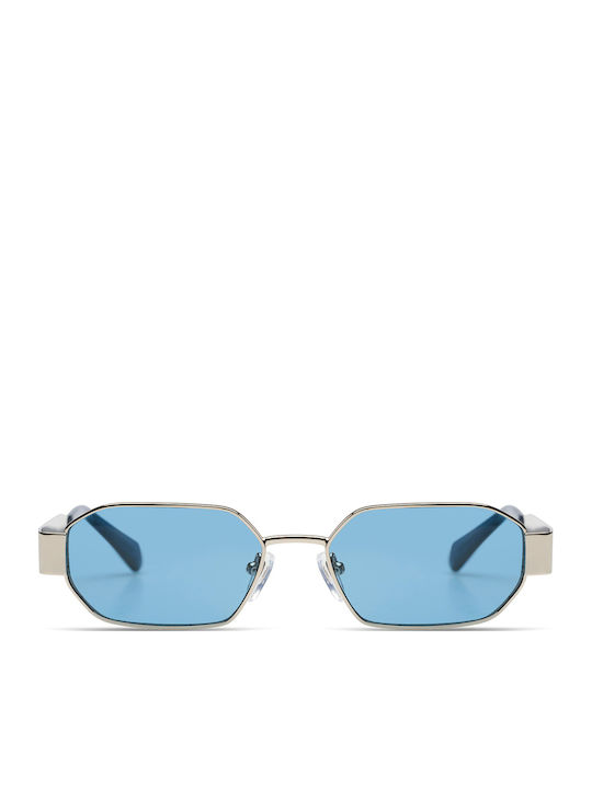 Komono Men's Sunglasses with Silver Metallic Frame and Mirror Lens KOM-S20076